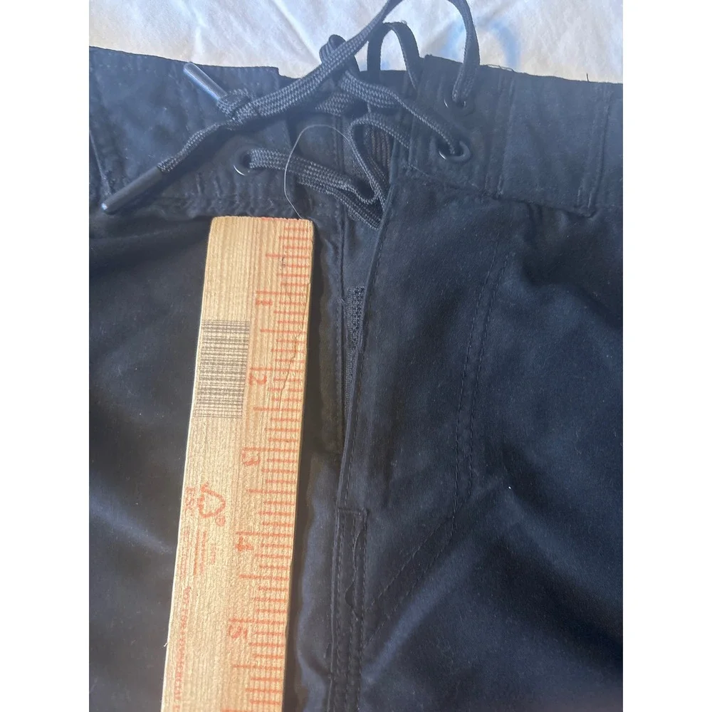 Billabong Board Shorts Mens 34 Black Surf Swim Lace Up Solid